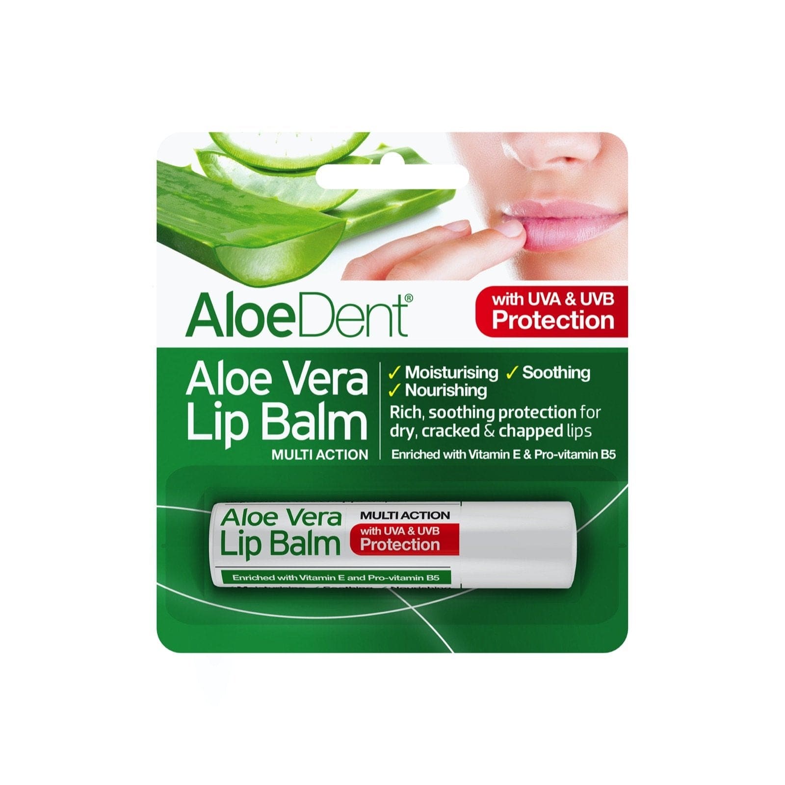 Aloe Dent Aloe Vera Lip Balm 4g