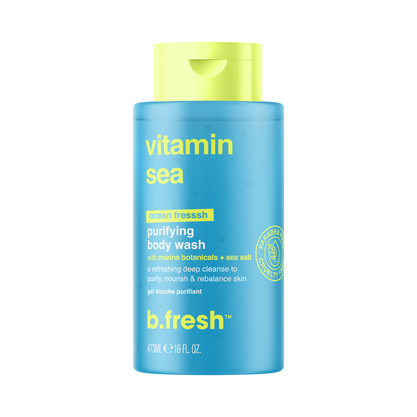 b.fresh vitamin sea - nourishing body wash 473ml