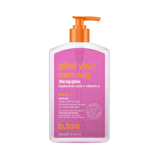 b.tan glow your own way - self tan gel 473ml