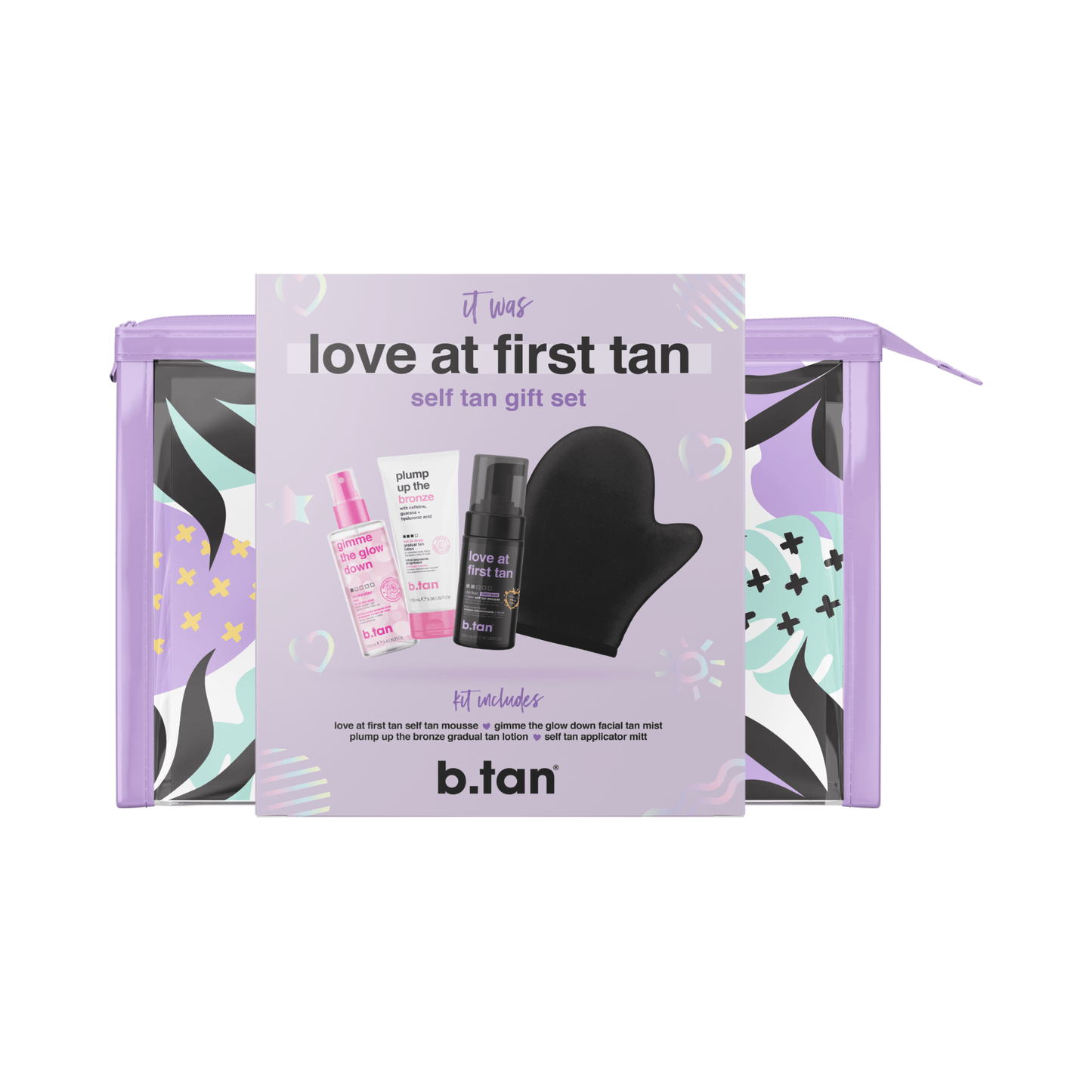 b.tan love at first tan travel gift set