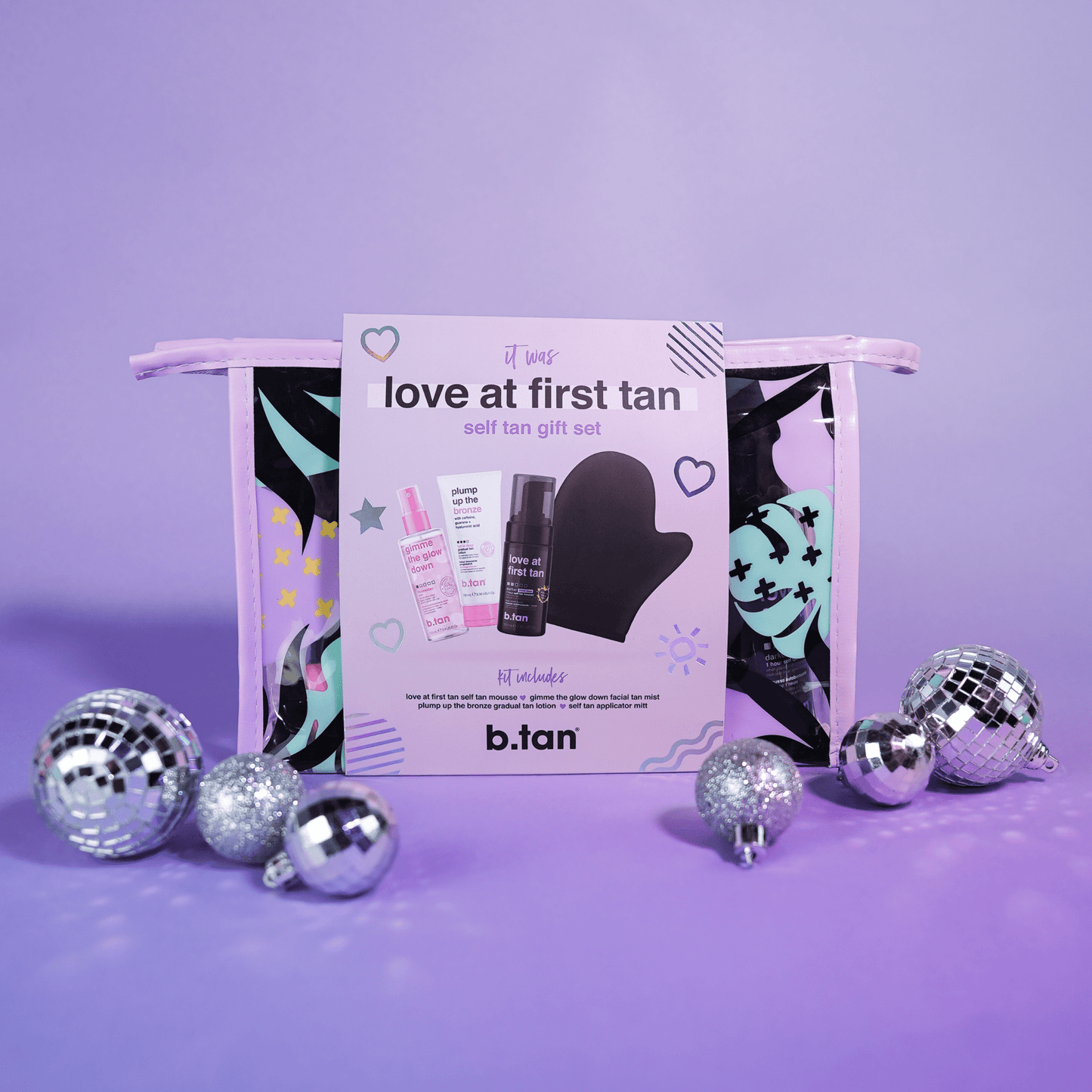 B Tan Love At First Tan Travel Gift Set