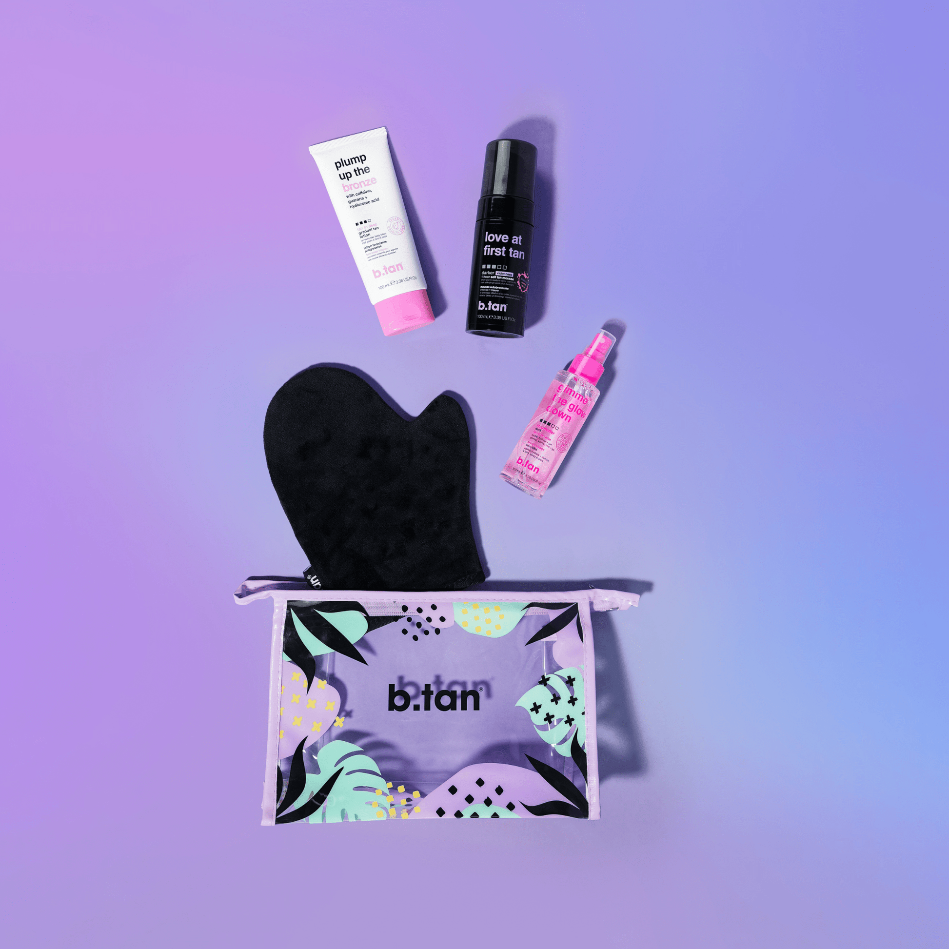 B Tan Love At First Tan Travel Gift Set