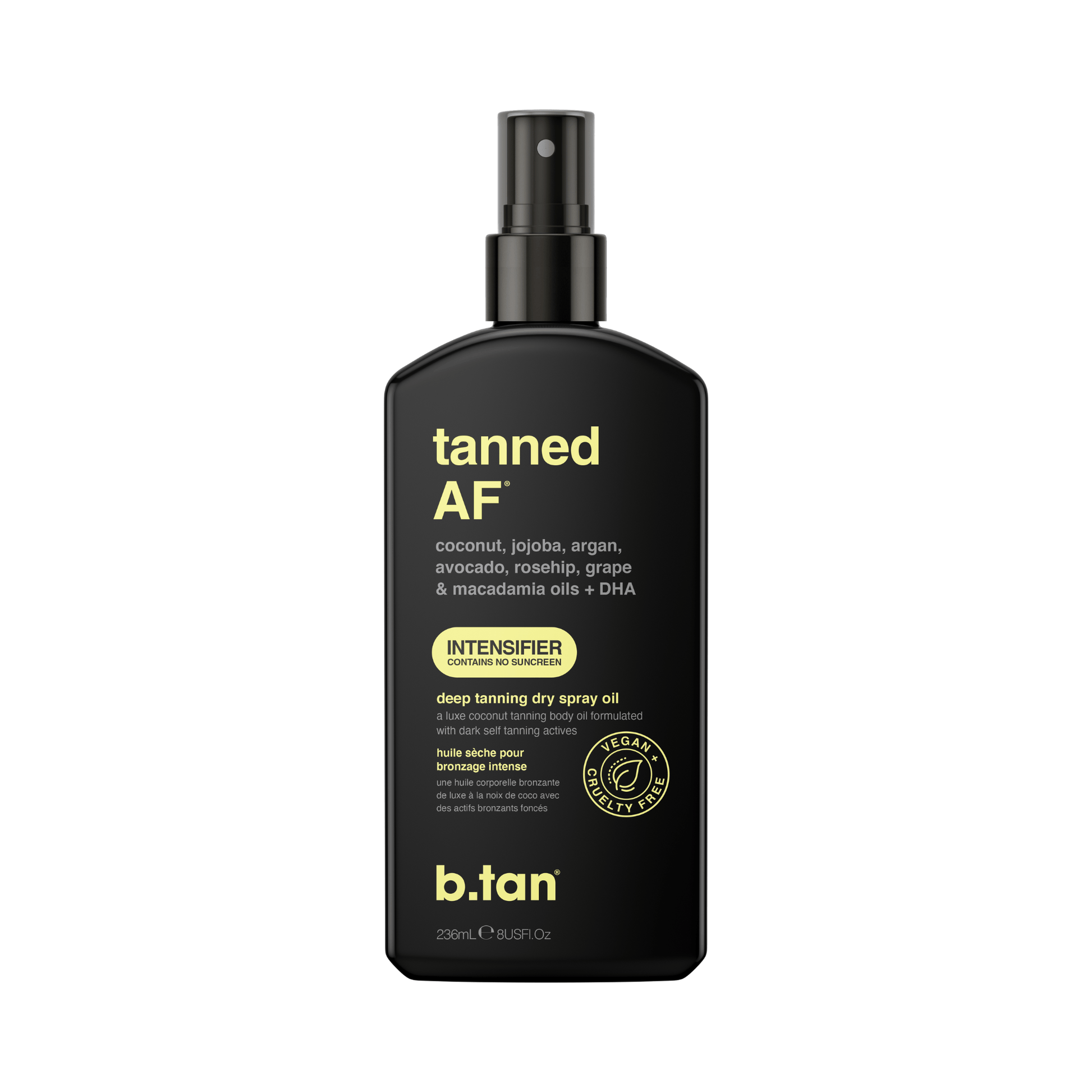 b.tan tanned AF - intensifier tanning oil 236ml