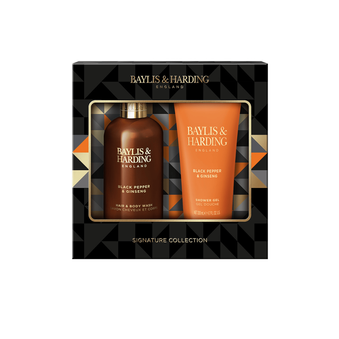 Baylis & Harding Black Pepper & Ginseng Bathing Duo