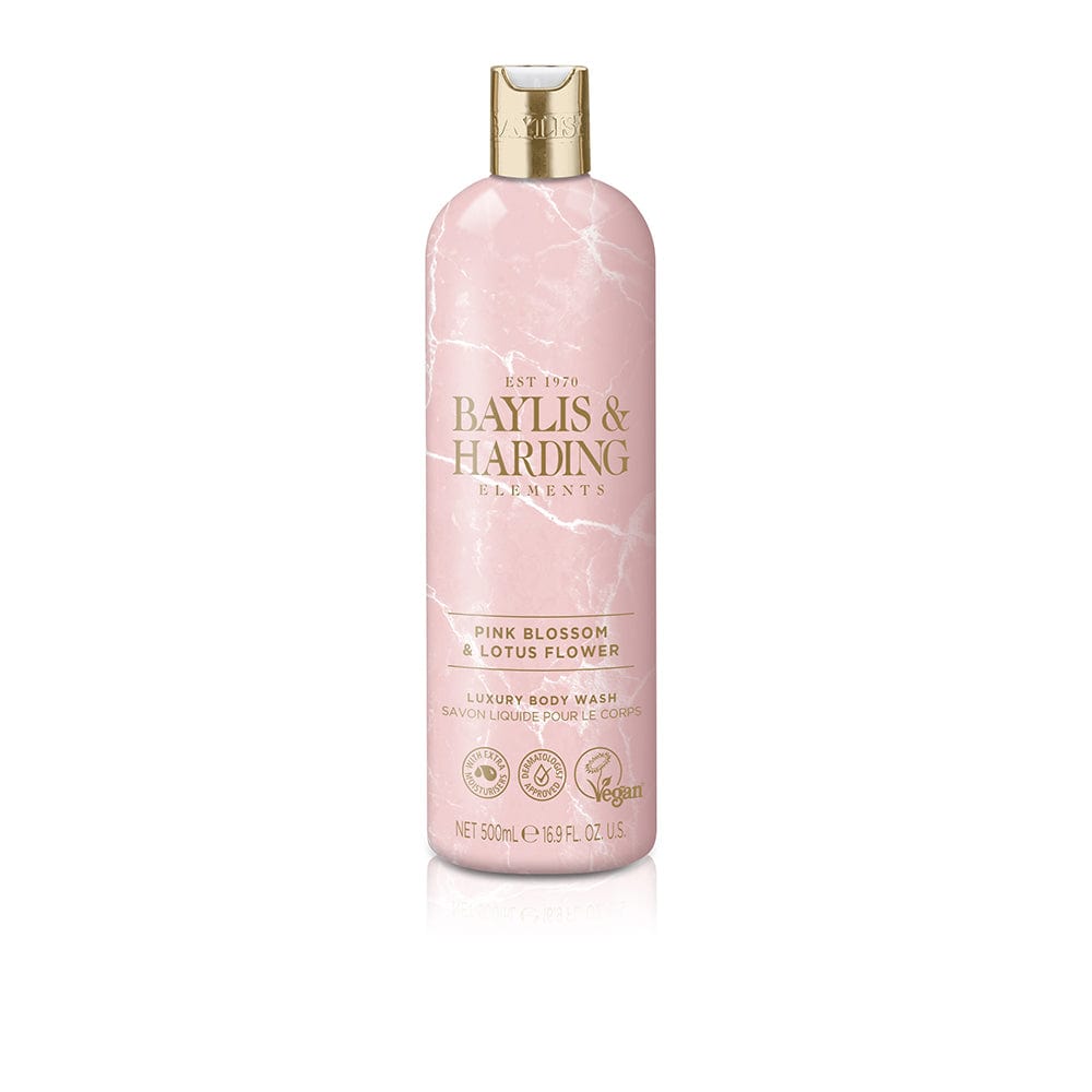 Baylis & Harding Elements Body Wash Pink Blossom & Lotus Flower 500ml