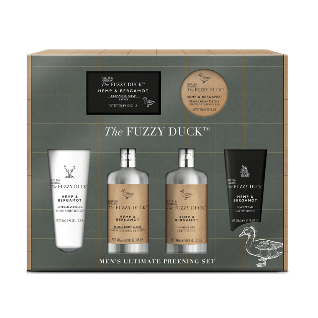 Baylis & Harding Fuzzy Duck Hemp & Bergamot Tray Set