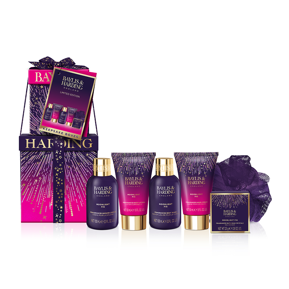 Baylis & Harding Moonlight Fig Luxury Pamper Present Gift Set