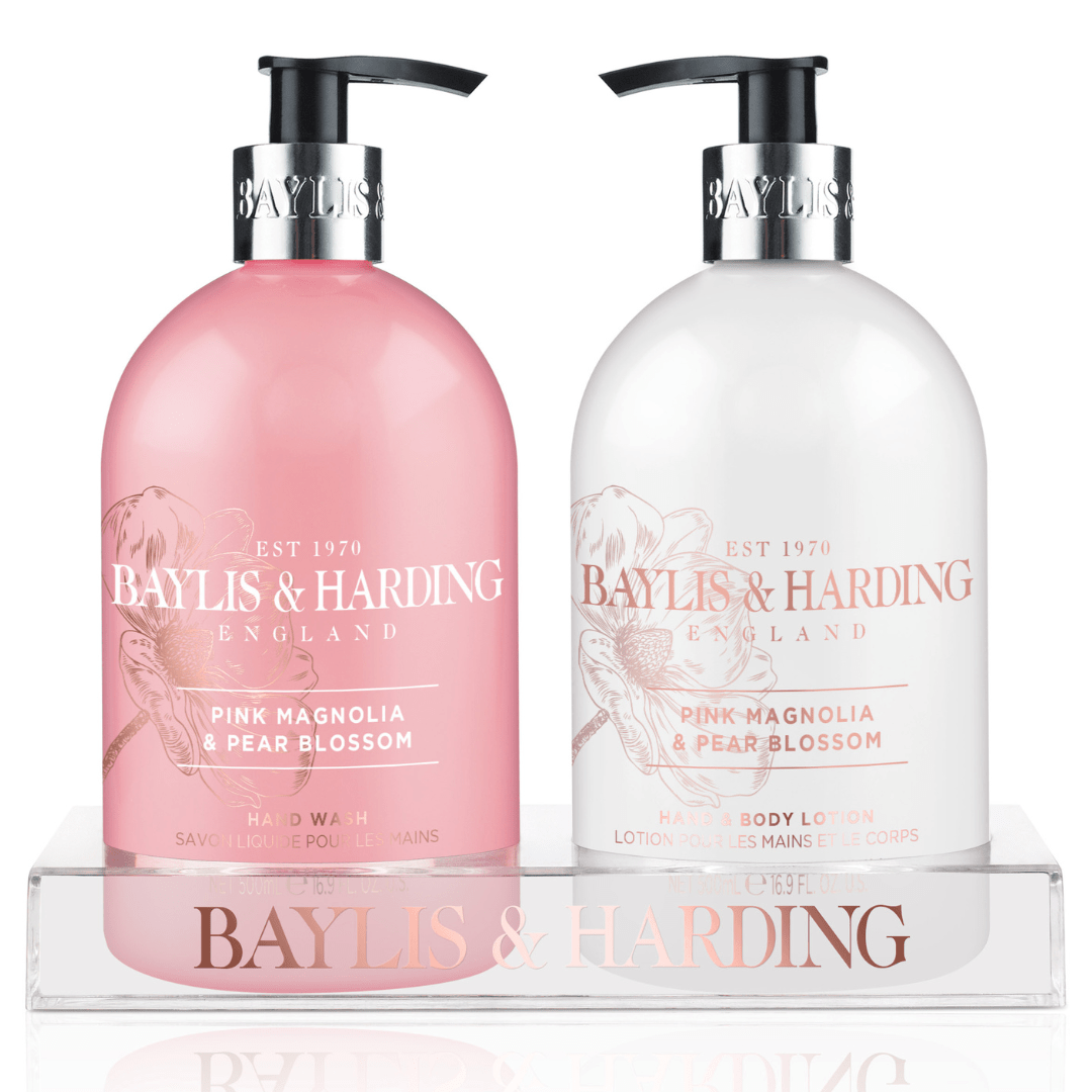 Baylis & Harding Pink Magnolia & Pear Blossom 2 Bottle Set