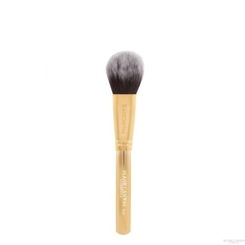 Blank Canvas F41 Flat Tapered Cheek Brush Metallic Gold