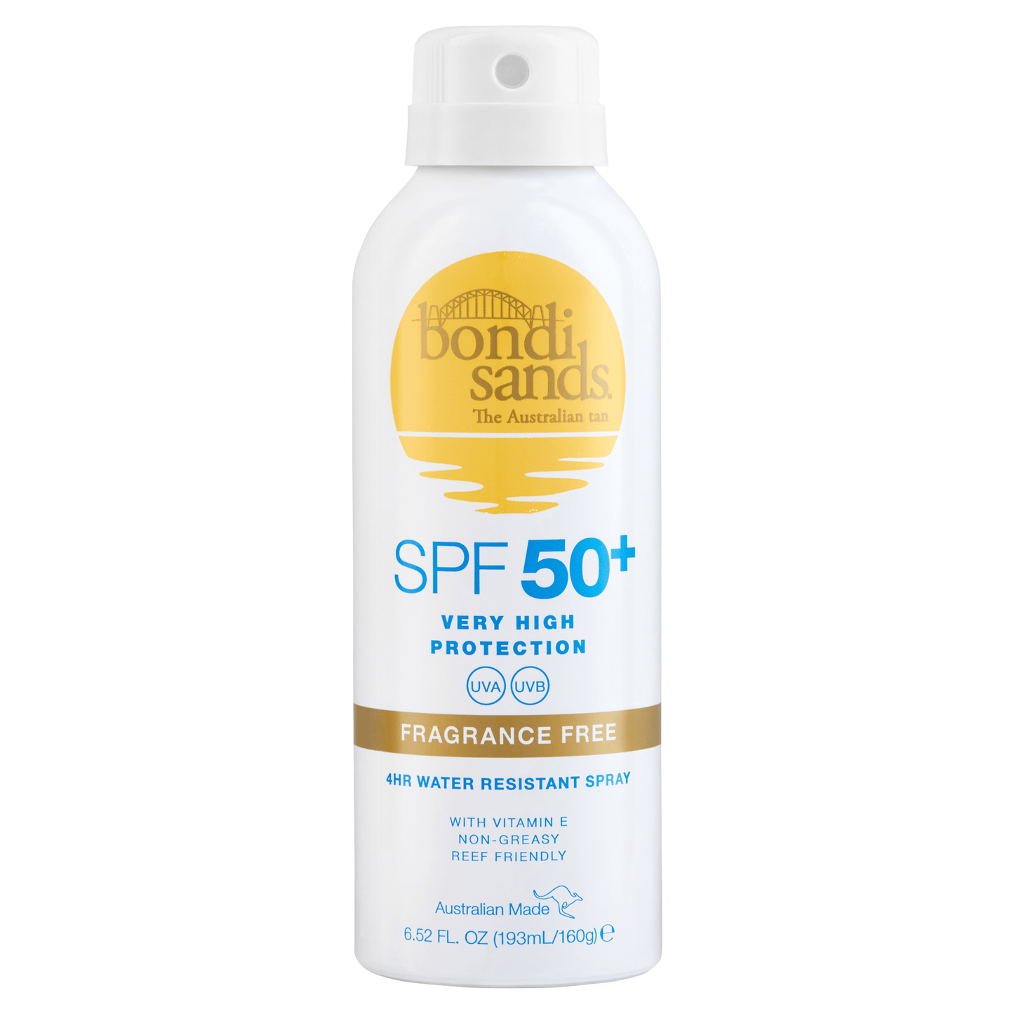 Bondi Sands Fragrance Free Aerosol Mist 160g