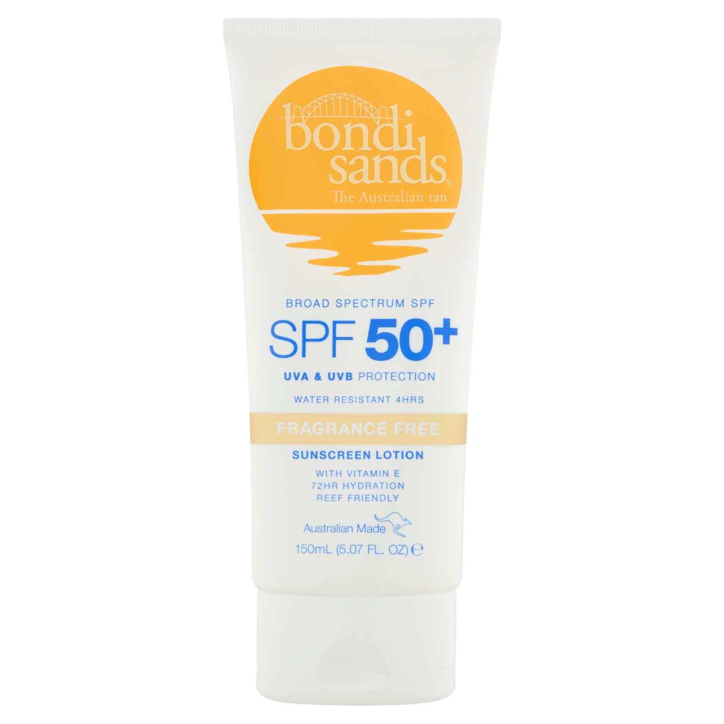 Bondi Sands Fragrance Free Sunscreen Lotion SPF50+ 150ml