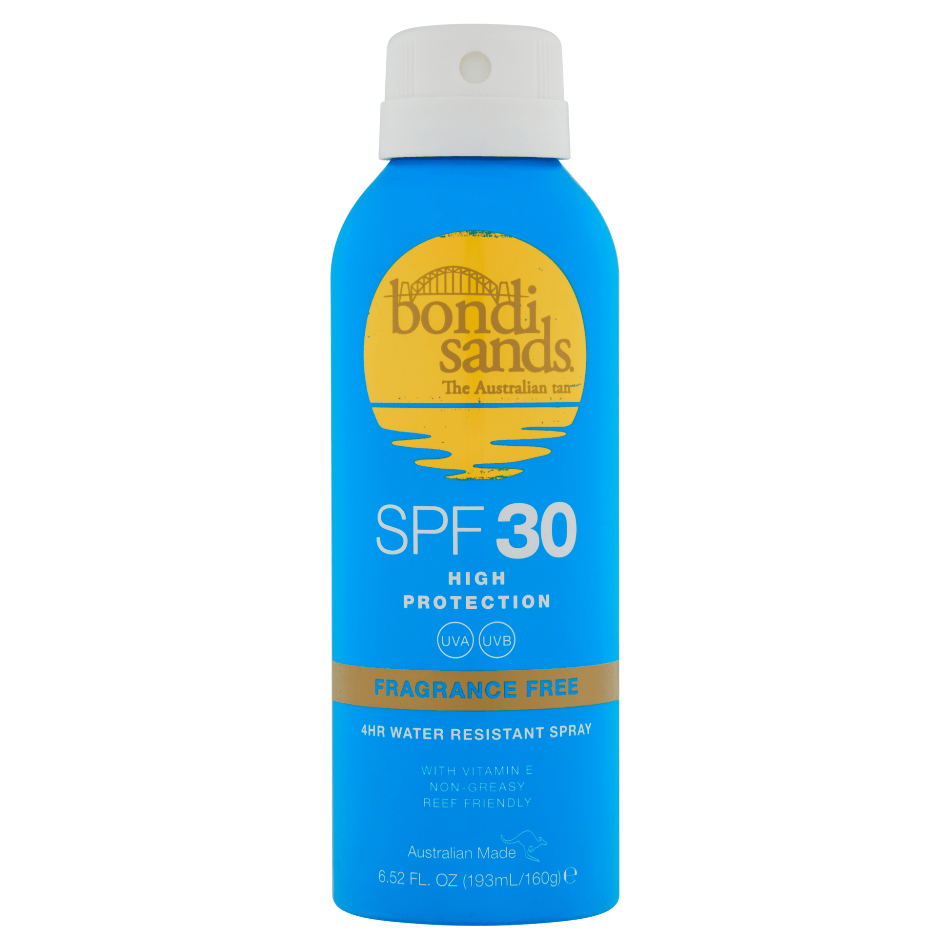 Bondi Sands SPF 30 Fragrance Free Sunscreen Aerosol Mist 160g