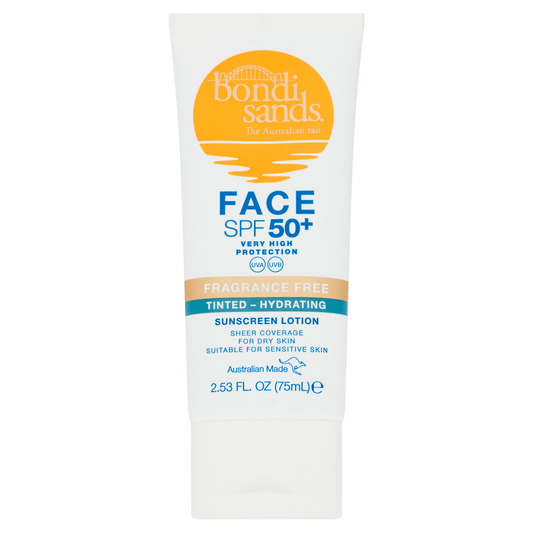 Bondi Sands SPF50+ Fragrance Free Hydrating Face Lotion 75ml