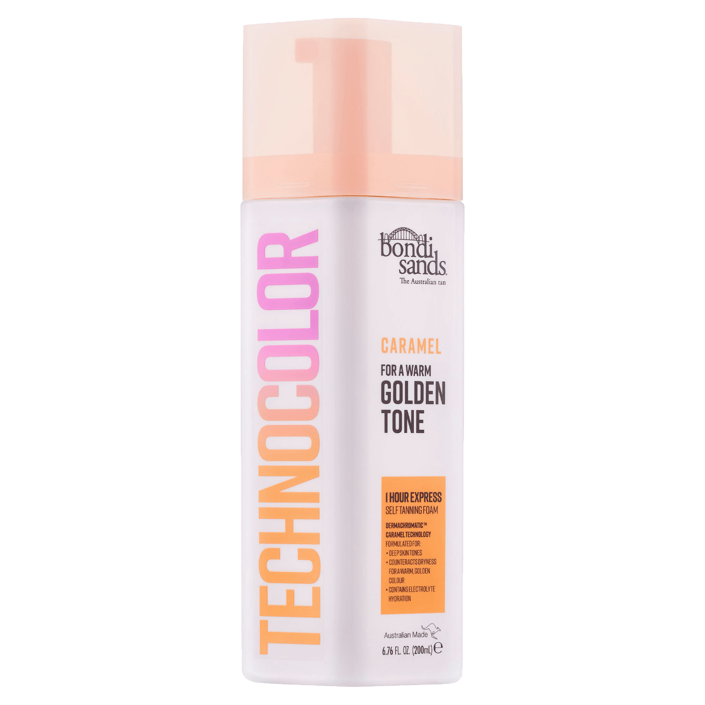 Bondi Sands Technocolour Caramel 1 Hour Express Self Tanning Foam 200ml