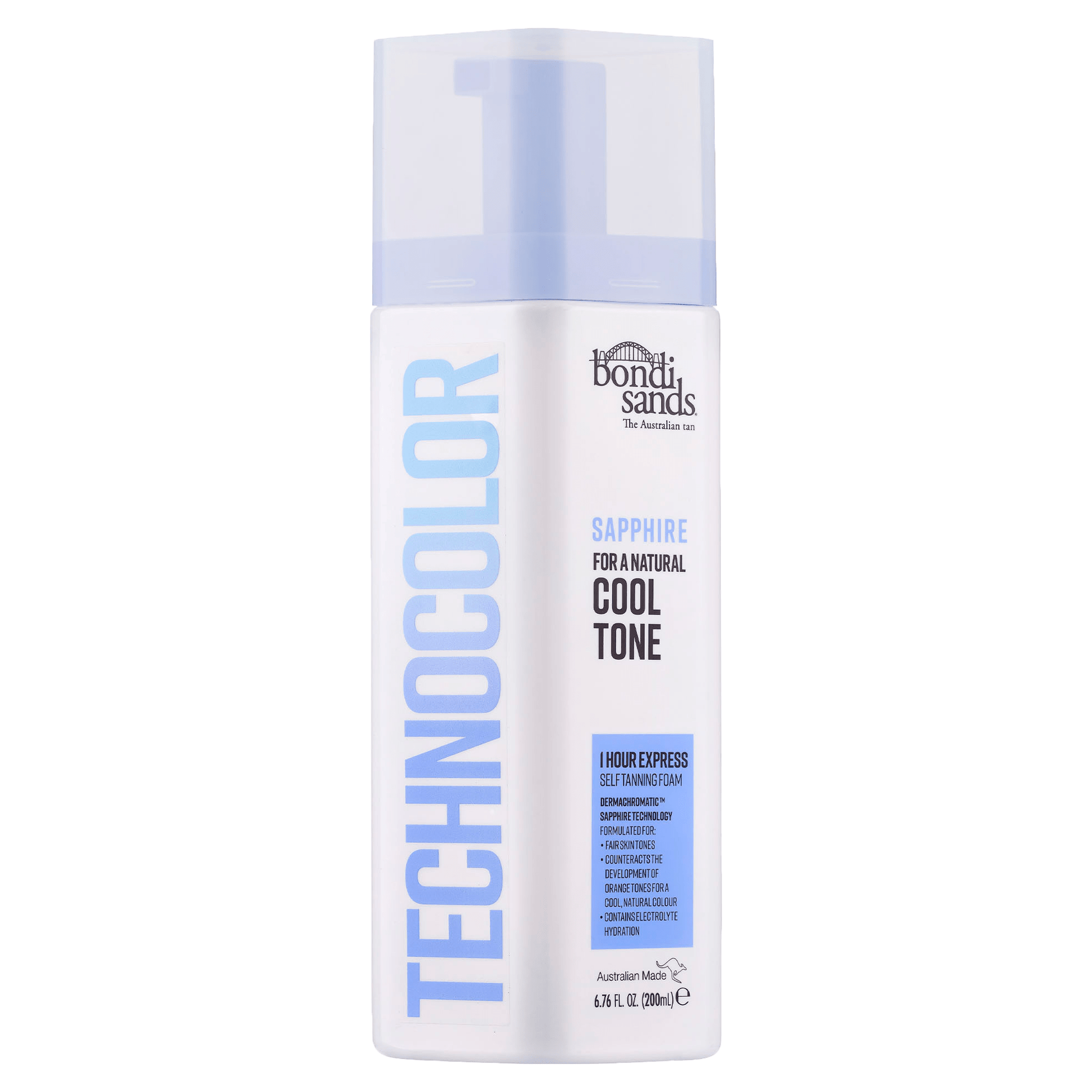 Bondi Sands Technocolour Sapphire 1 Hour Express Self Tanning Foam 200ml