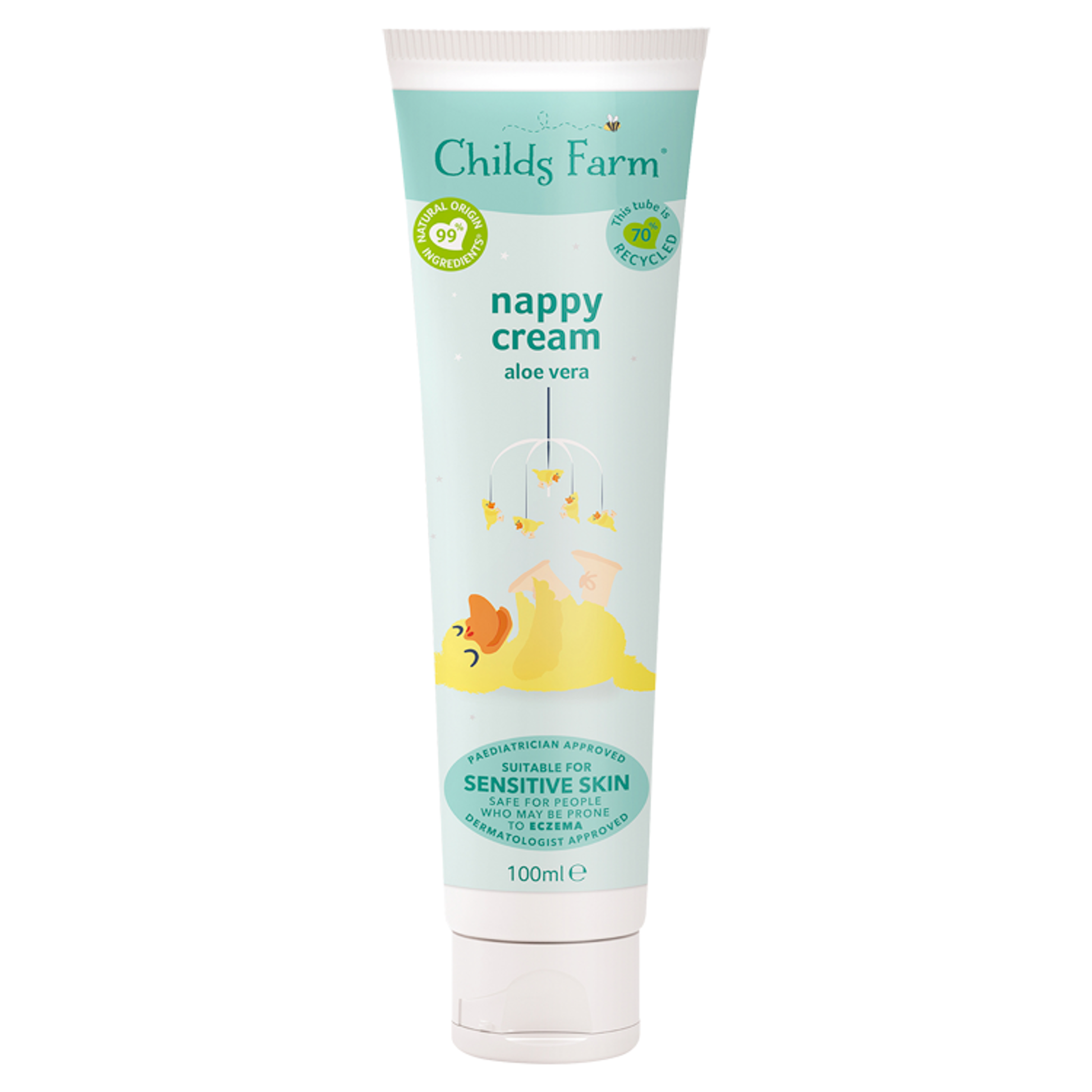 Childs Farm Baby Nappy Cream Unfragranced 100ml