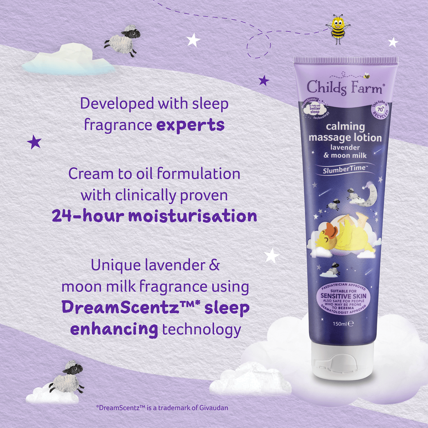 Childs Farm Dreamy Slumbertime Calming Lotion 150Ml