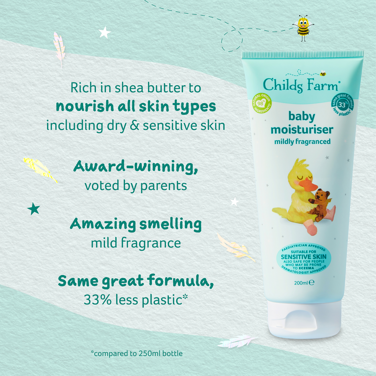 Childs Farm Mildly Fragranced Moisturiser 200Ml