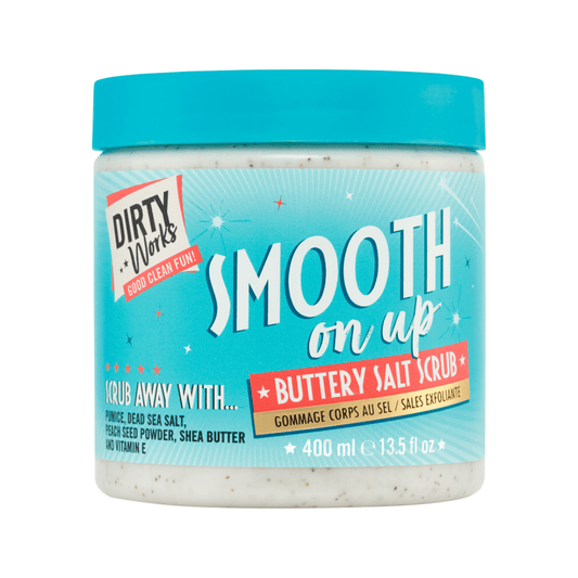 Dirty Works Smooth On Up Buttery Salt Scrub 400ml