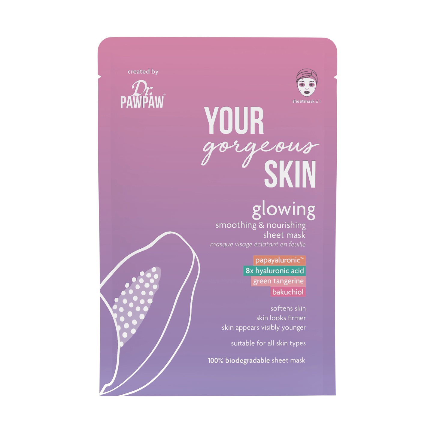 Dr Paw Paw Glowing Sheet Mask