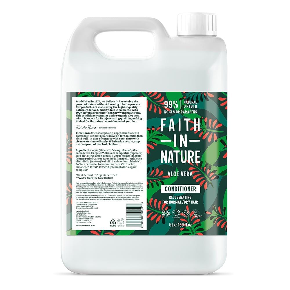 Faith In Nature Aloe Vera Conditioner 5 Litre