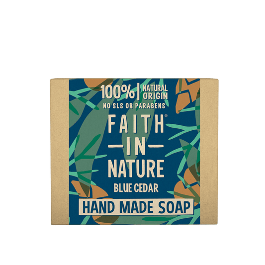 Faith In Nature Blue Cedar Soap Bar 100g