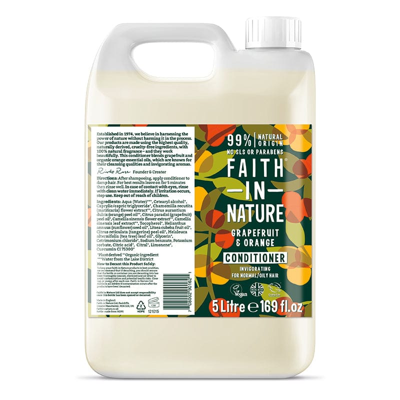 Faith In Nature Conditioner Grapefruit & Orange 5 Litre