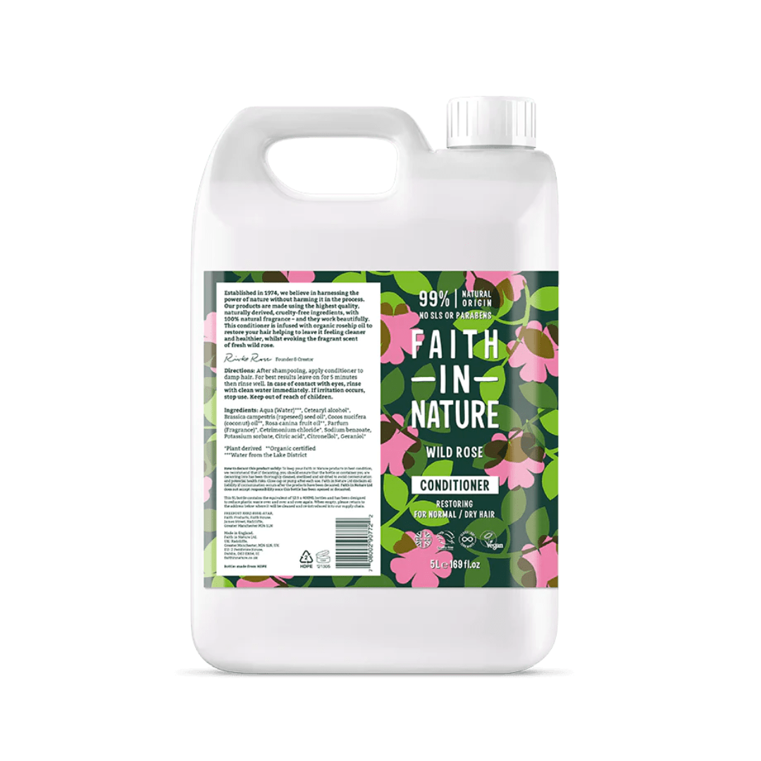 Faith In Nature Conditioner Wild Rose 5 Litre