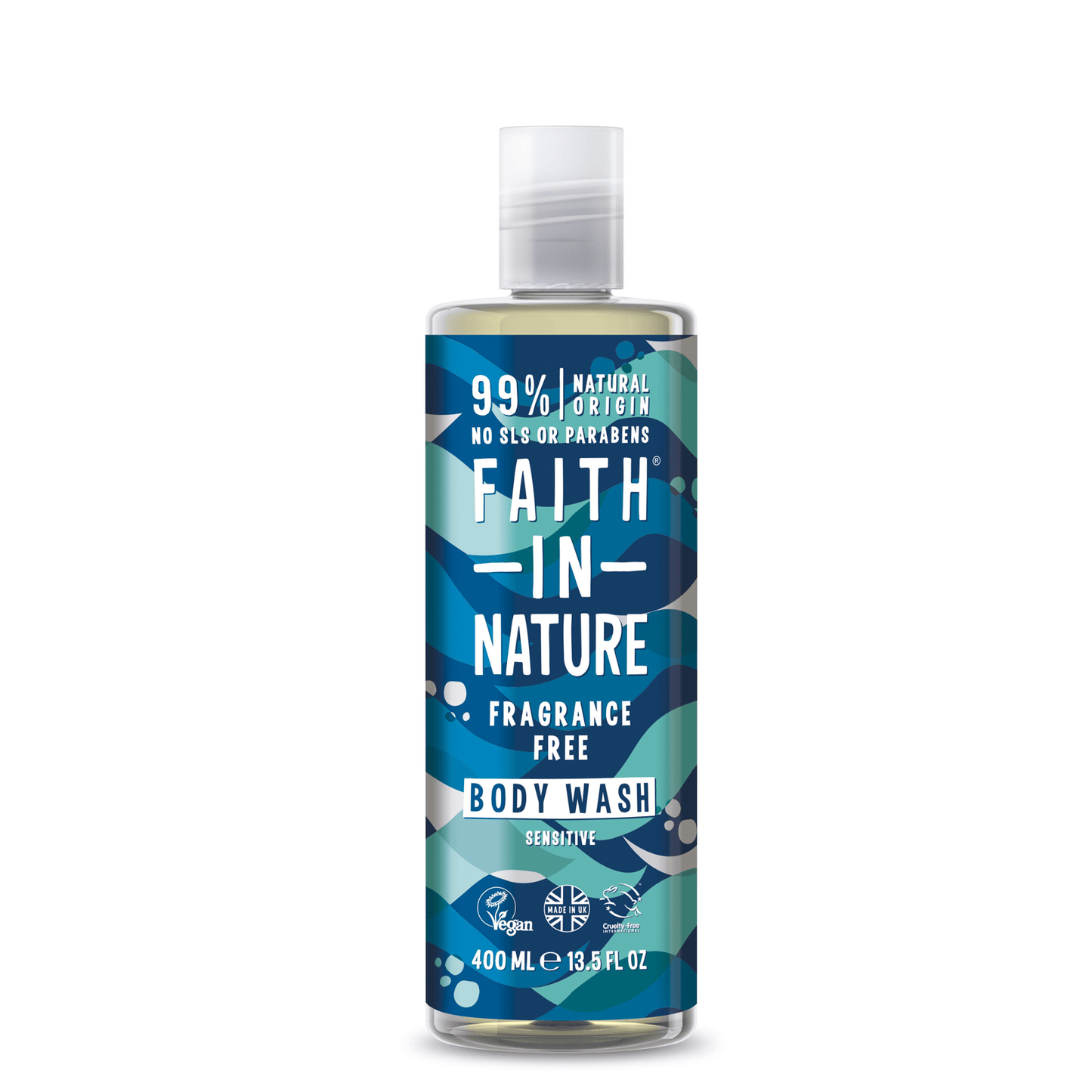 Faith In Nature Fragrance Free Body Wash 400ml