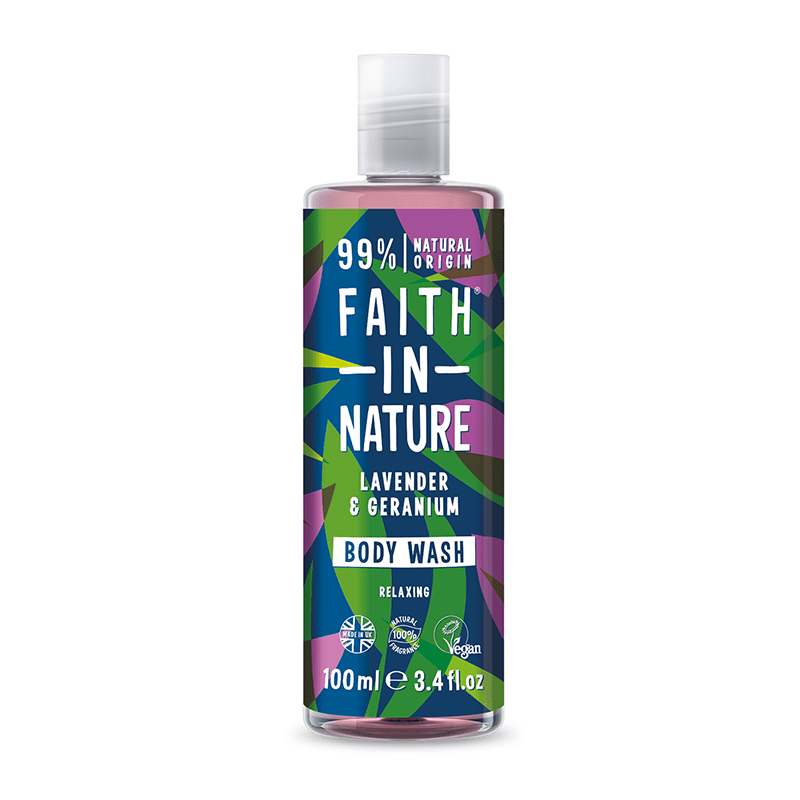 Faith In Nature Lavender & Geranium Bodywash 100ml