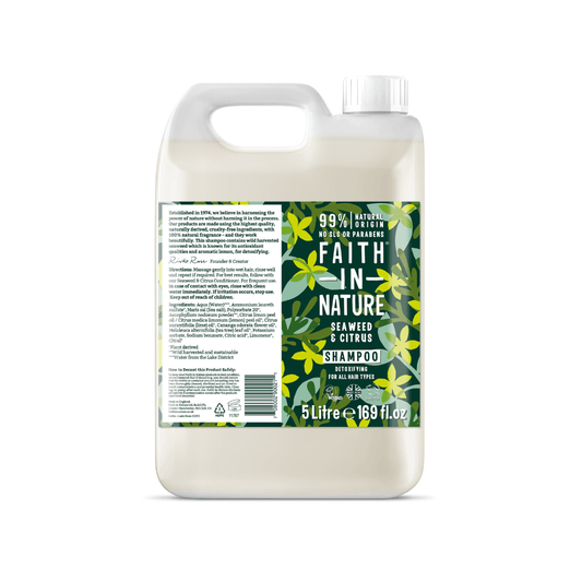 Faith In Nature Seaweed & Citrus Shampoo 5 Litre