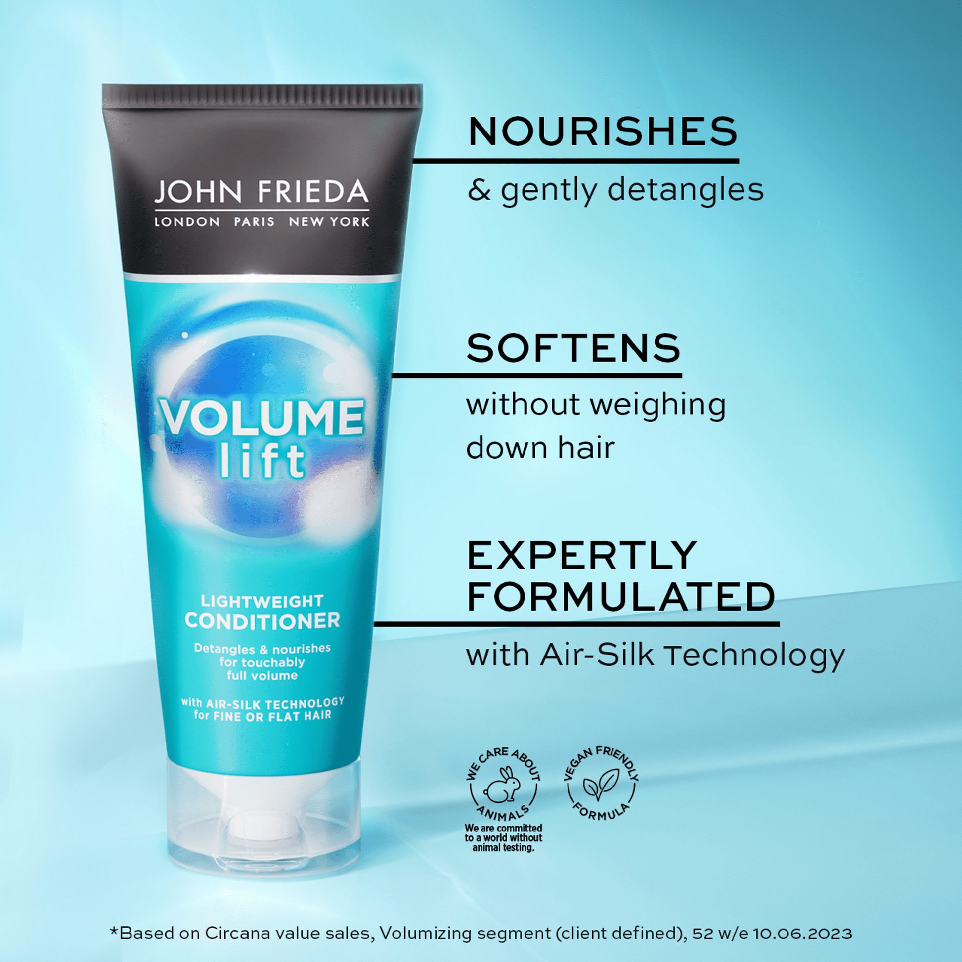 John Frieda Luxurious Volume Touchably Full Conditioner 250Ml