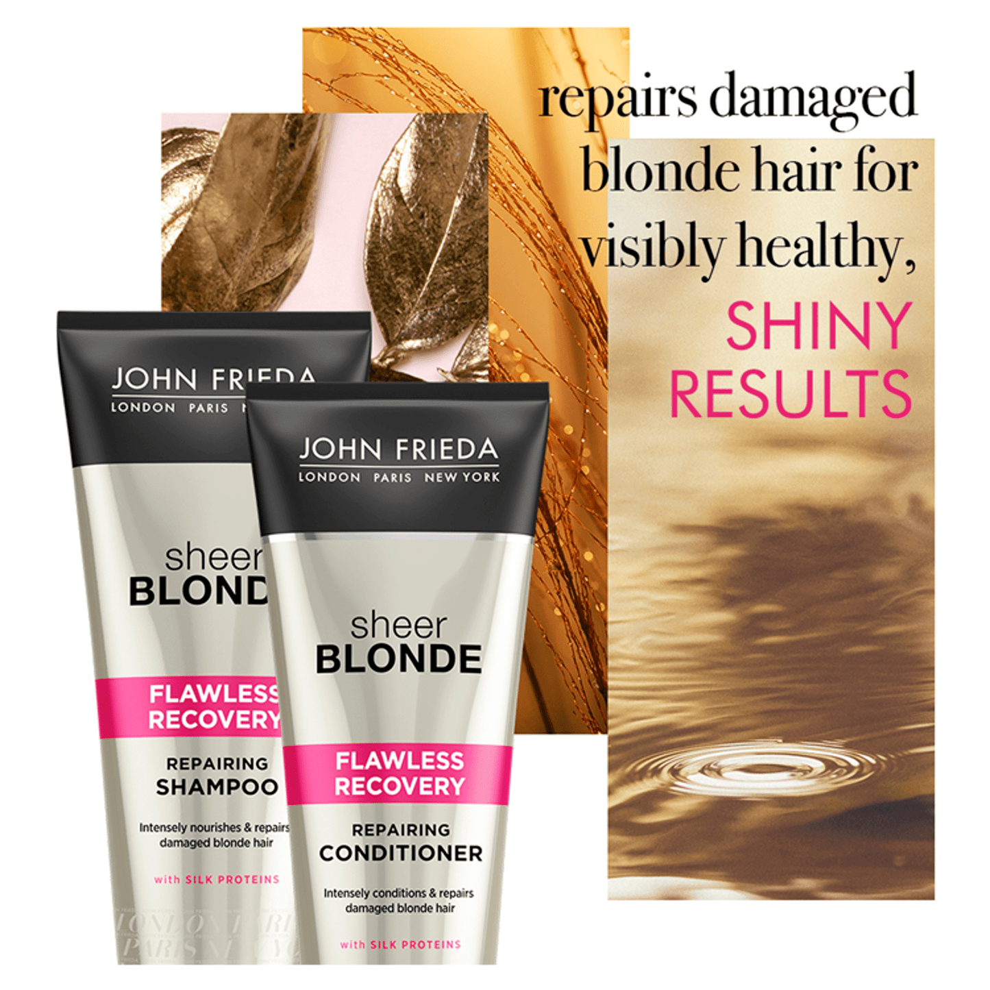 John Frieda Sheer Blonde Flawless Recovery Conditioner 250ml