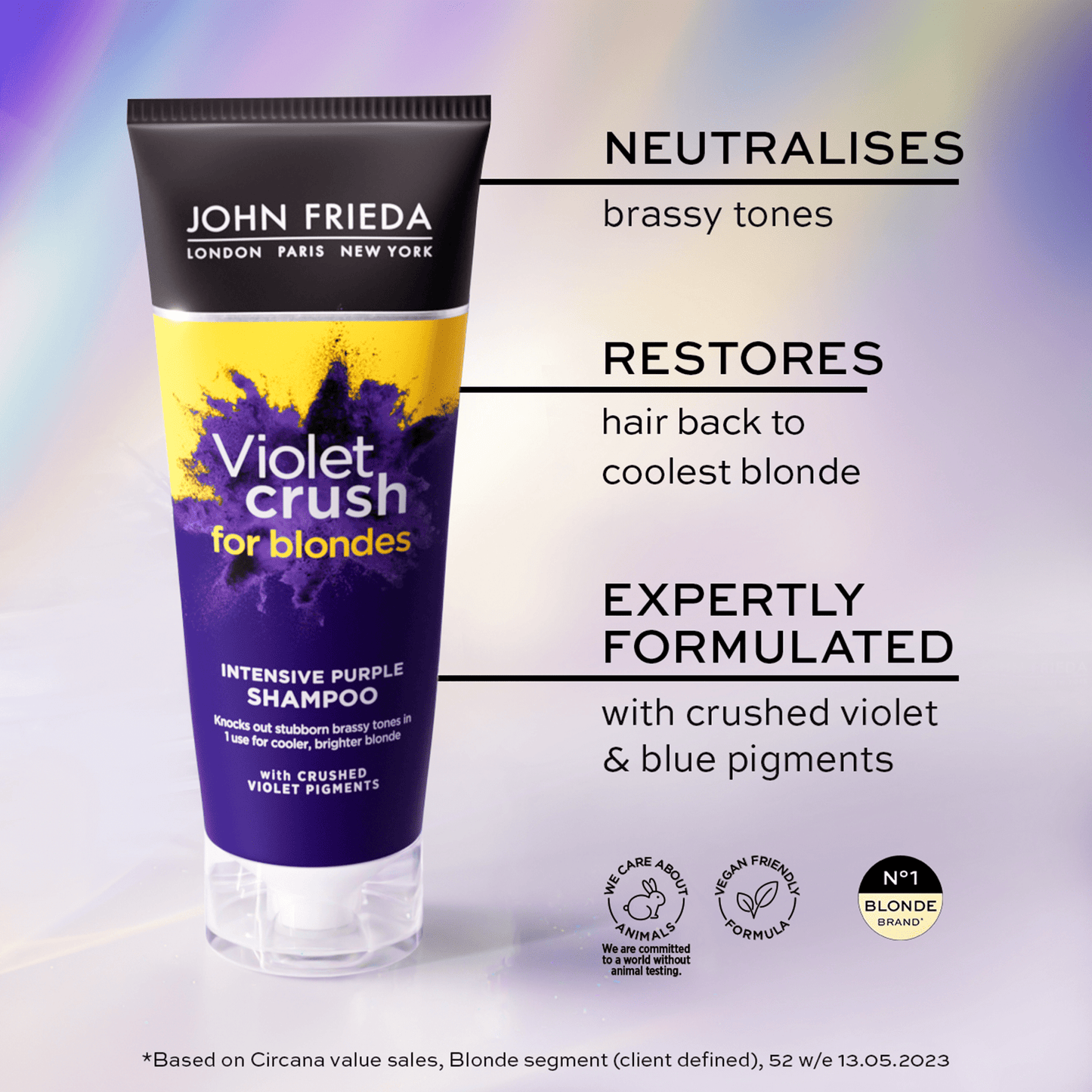 John Frieda Sheer Blonde Violet Crush Intense Shampoo 250ml