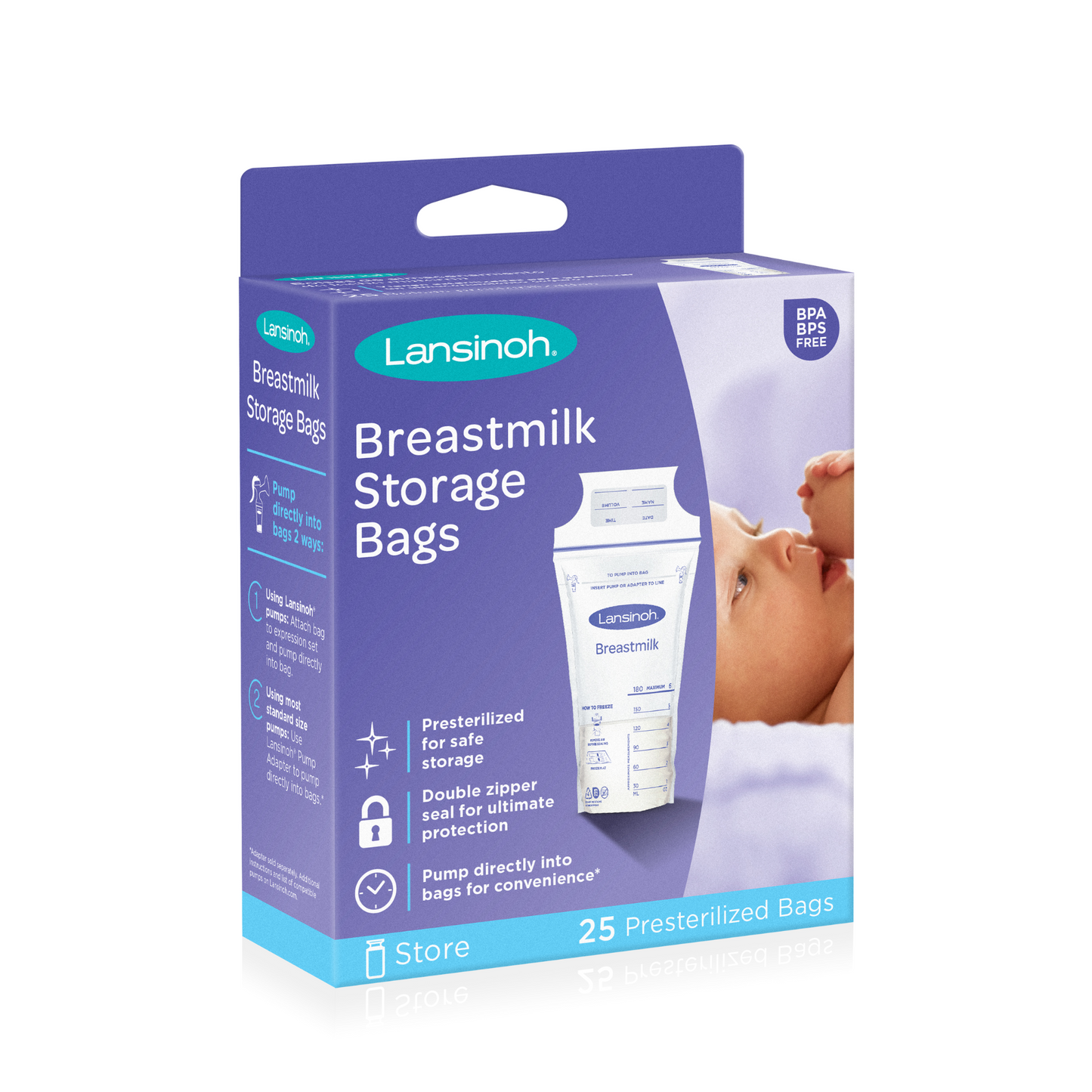 Lansinoh Breast Milk Storage Bags 25's