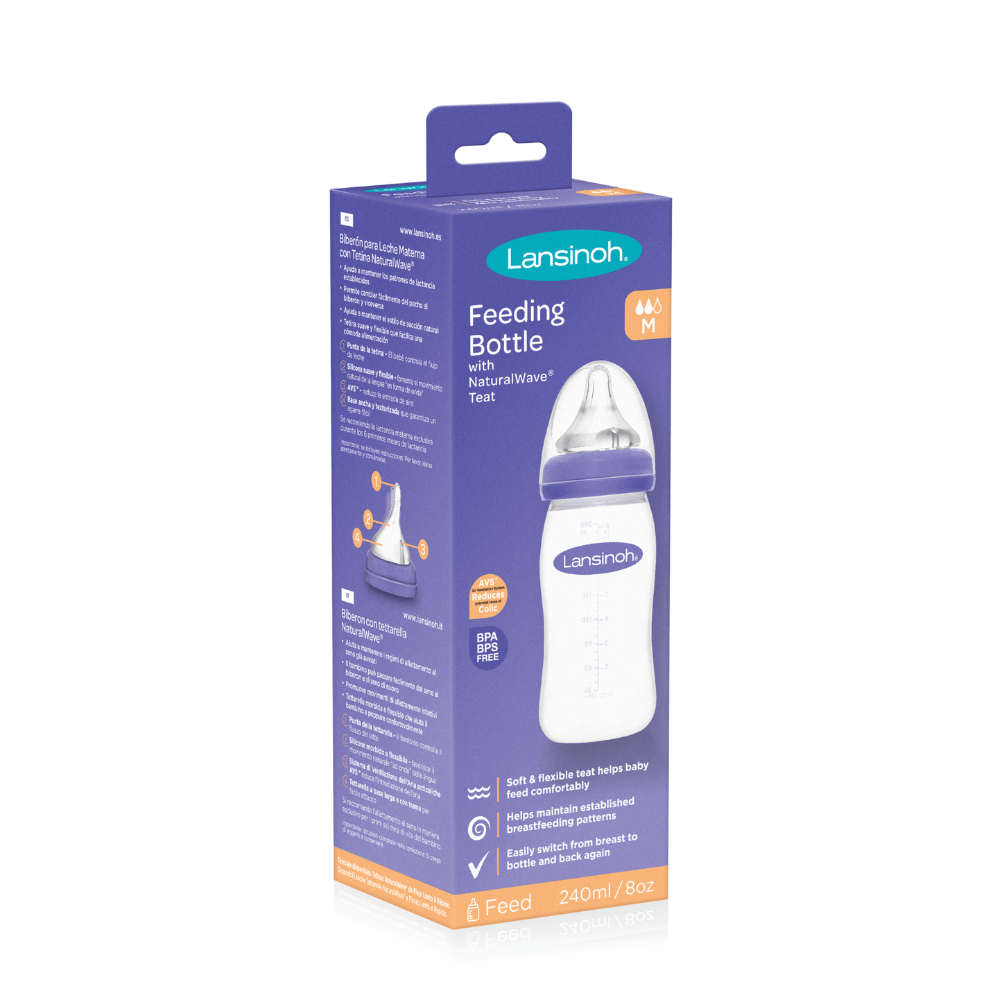 Lansinoh Feeding Bottle 240ml