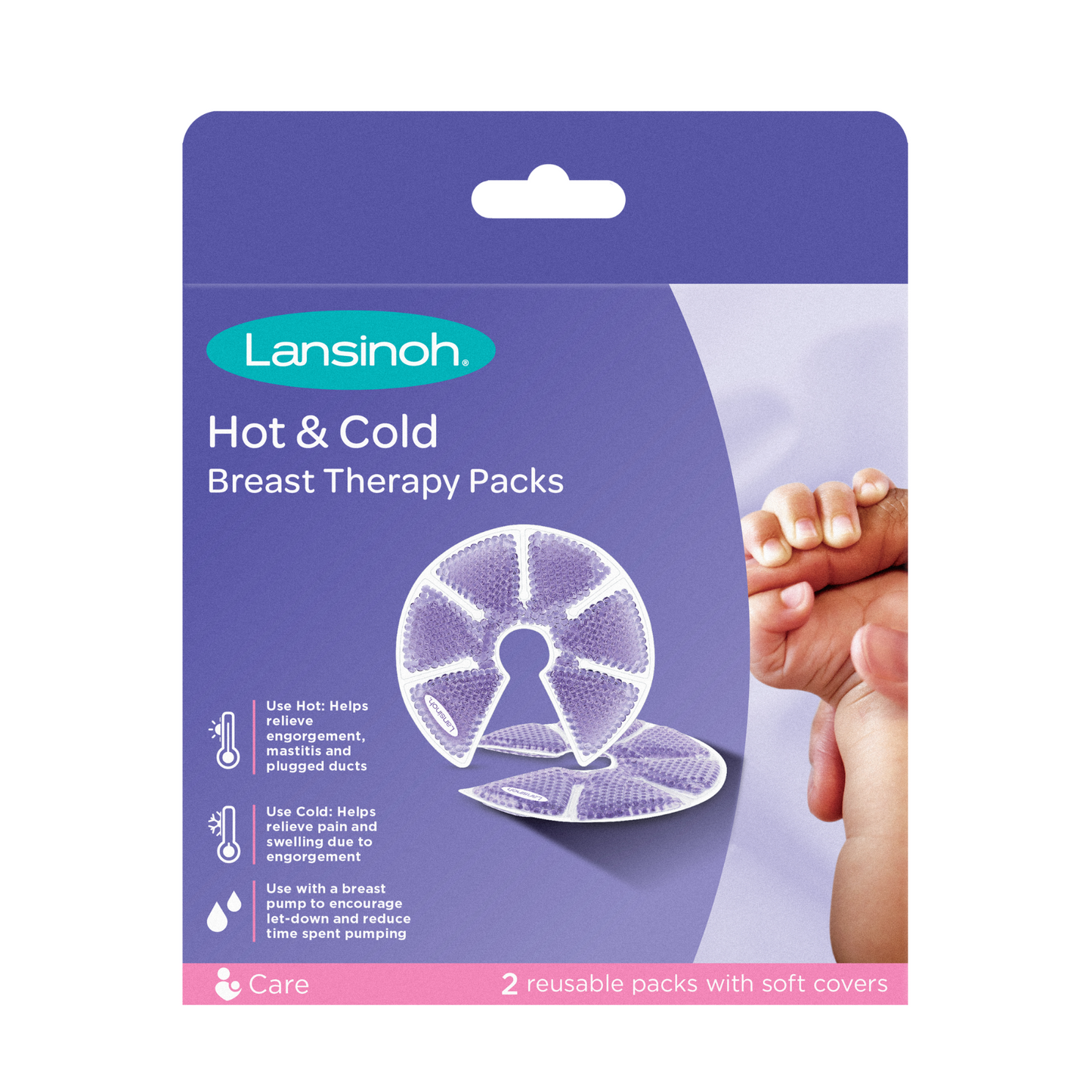 Lansinoh Therapearl 3 in 1 Hot & Cold Breast Therapy 2's