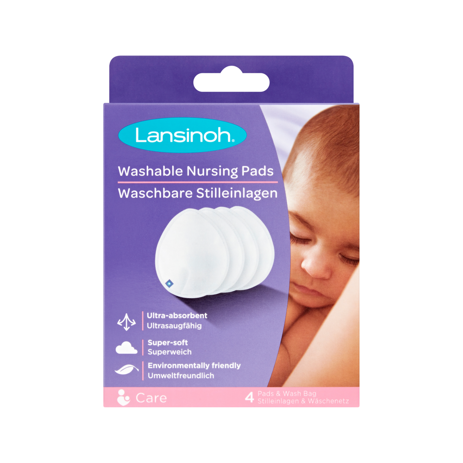 Lansinoh Washable Nursing Pads 4's