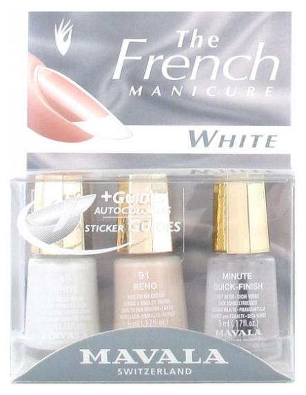 Mavala .. French Manicure White 3x5ml