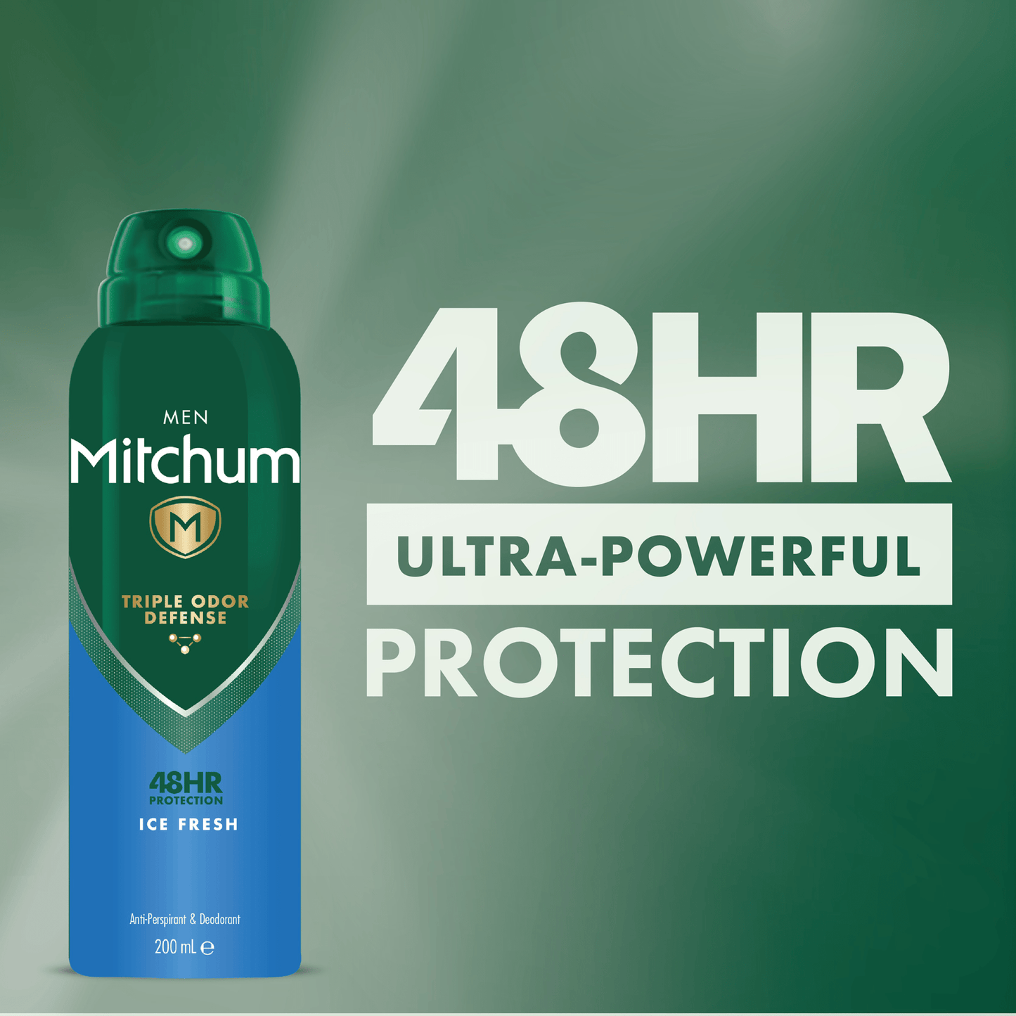 Mitchum Advanced Mens 48Hr Protection Ice Fresh Anti Perspirant 200Ml