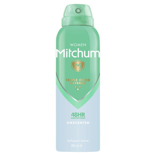 Mitchum Advanced Women's 48hr Protection Unscented Anti-Perspirant 200ml