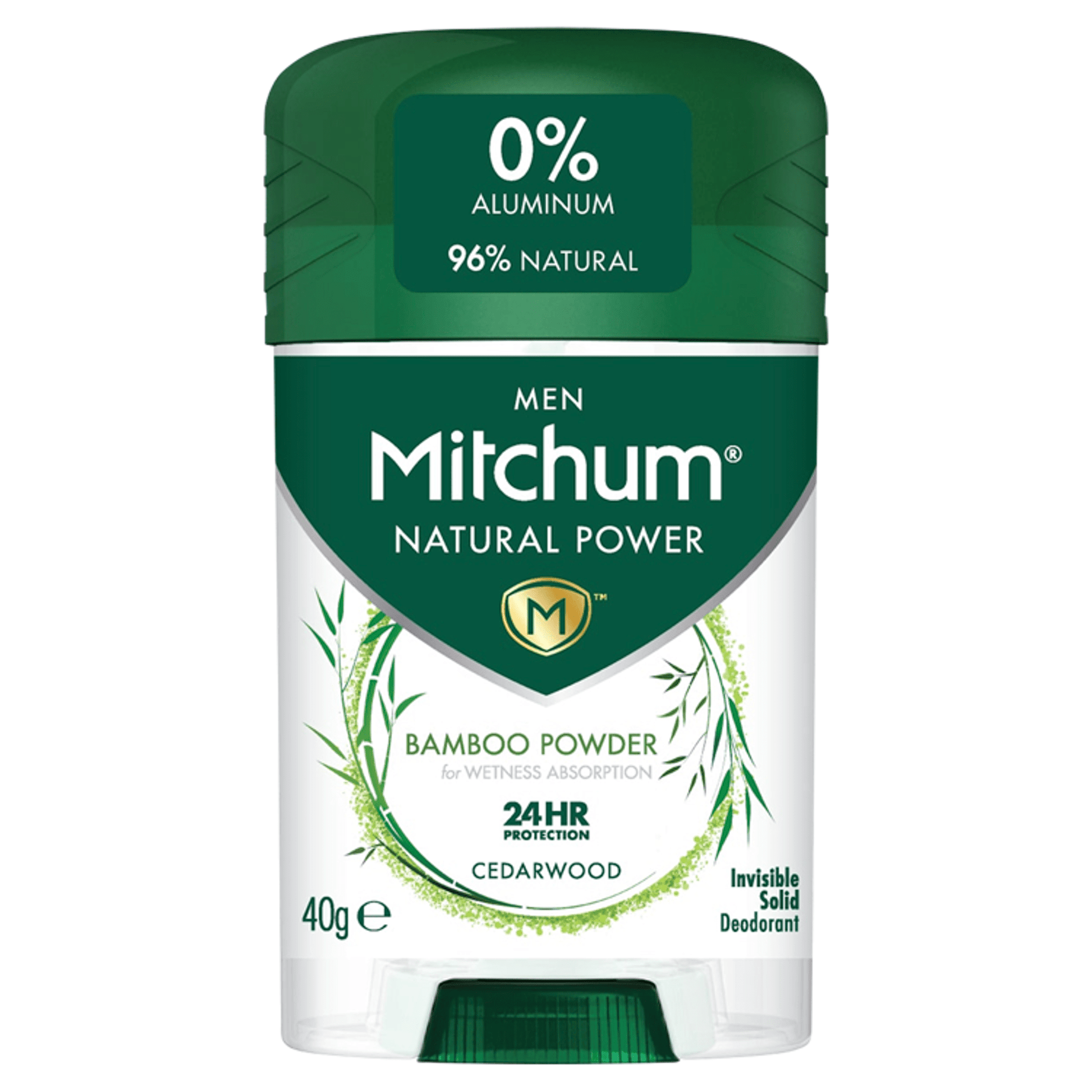 Mitchum Men Natural Powder Cedarwood Stick 40g