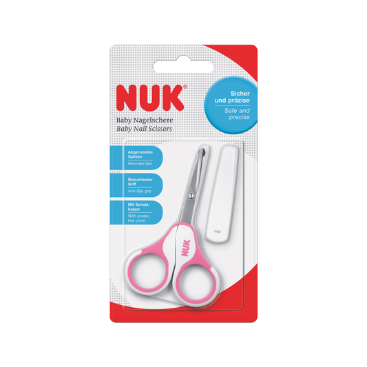 NUK SHOW ONLY Baby Nail Scissors with Cover - Mixed Case