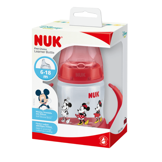 NUK First Choice + Minnie Mouse Learner Bottle 6m+ 150ml