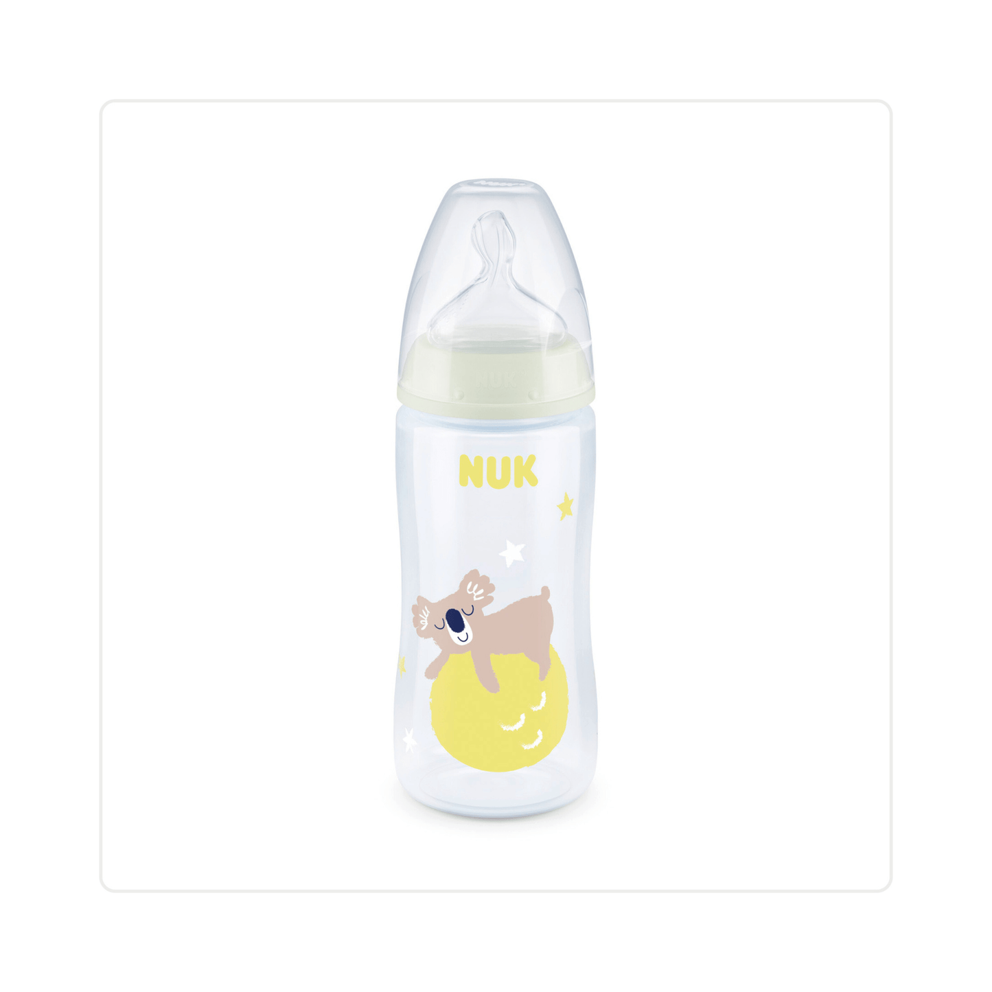 Nuk First Choice Temperature Control Glow In The Dark Bottle Koala 0 6 Months 300Ml