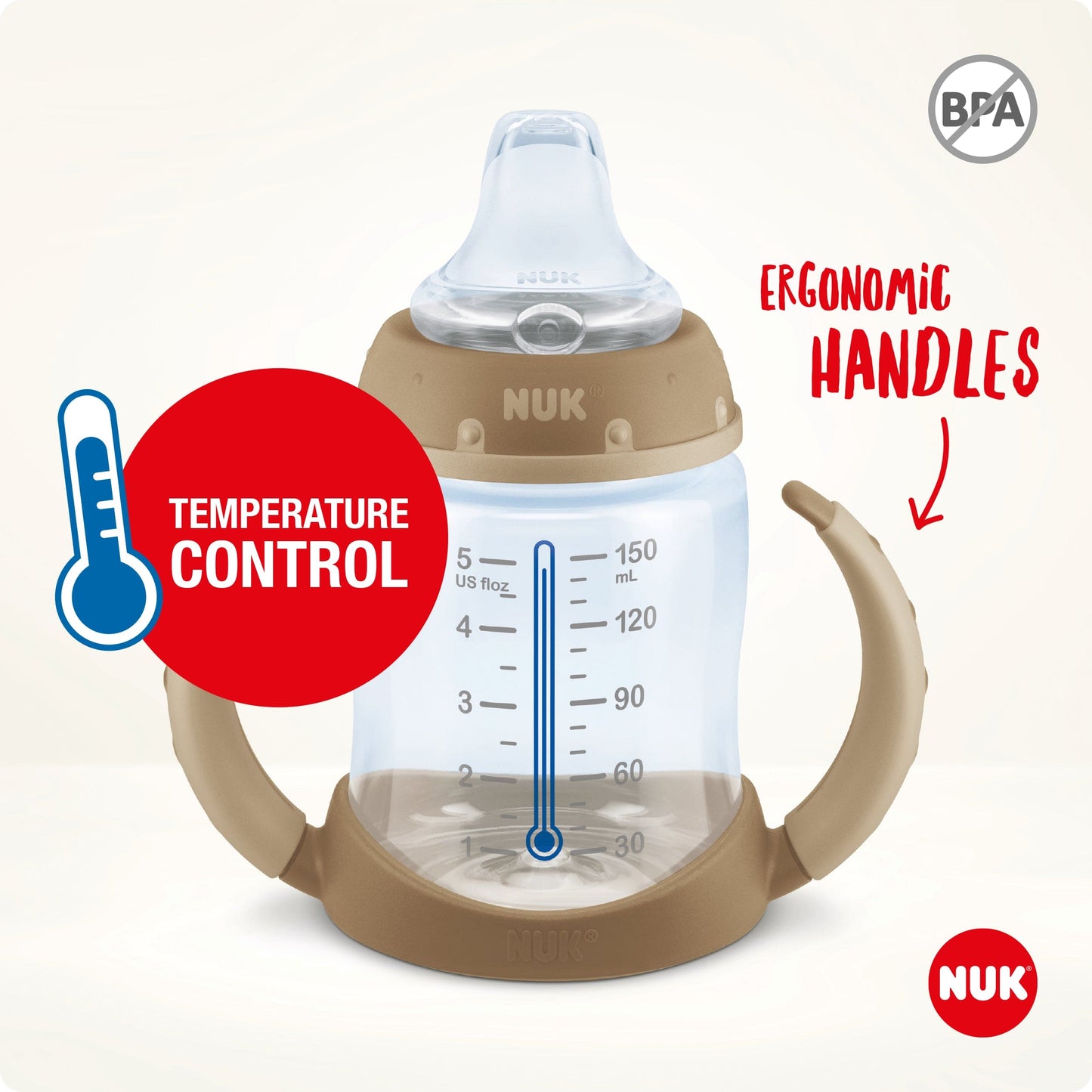 Nuk First Choice Temperature Control Learner Bottle