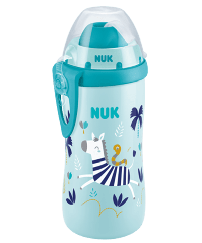 Nuk Flexi Cup Colour Changing Blue Cup With Soft Silicone Straw 12M 300Ml