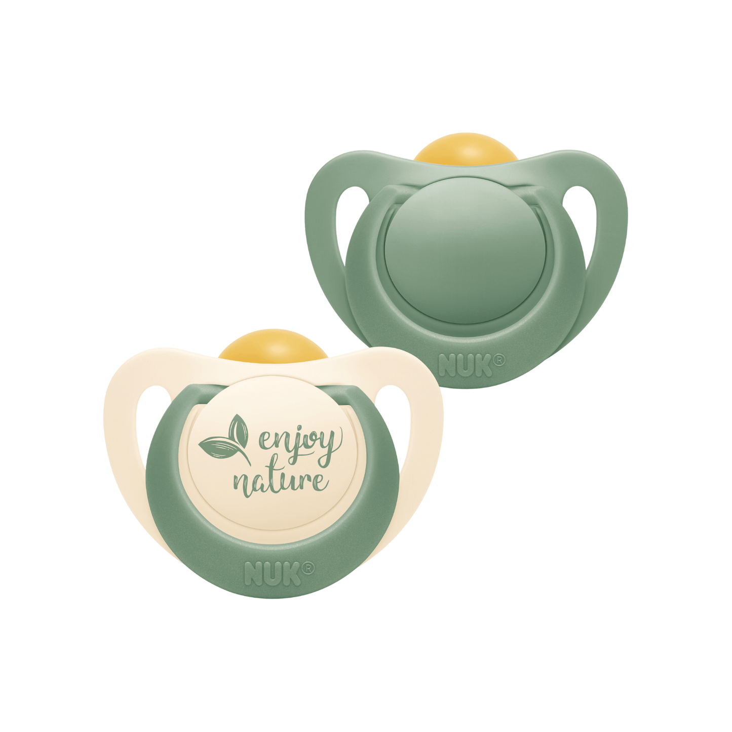 Nuk For Nature Soother Green 18 36 Months 2 Pack