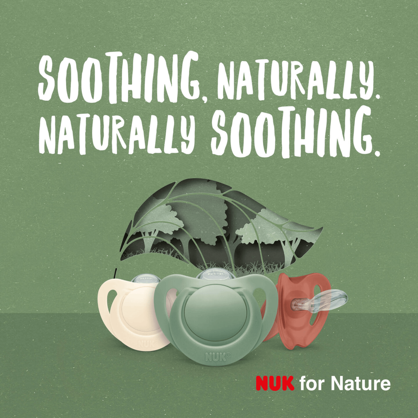 Nuk For Nature Soother Red 18 36 Months 2 Pack