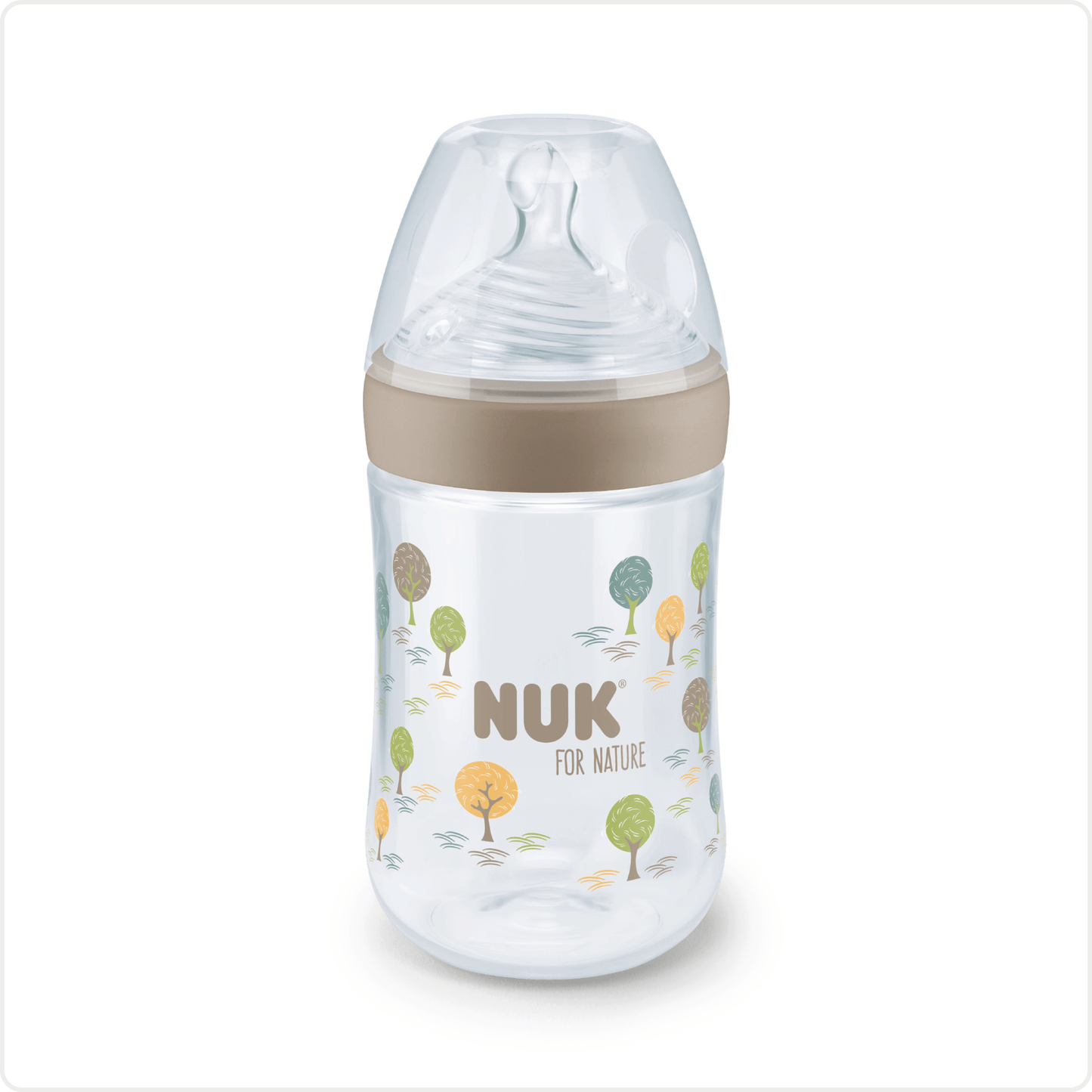 Nuk For Nature Temperature Control Silicone Bottle Medium Flow 260Ml